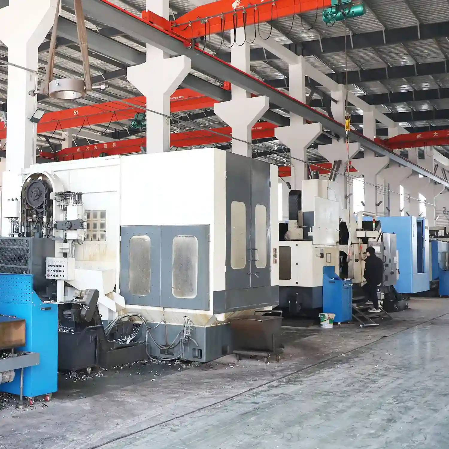 Large-scale production of industrial plug valves