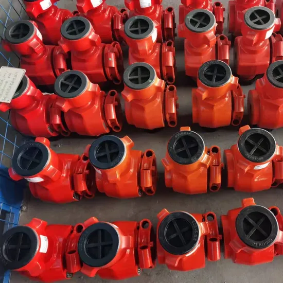 High-Pressure FIG 1502 MxF Plug Valve, 5000-15000 PSI
