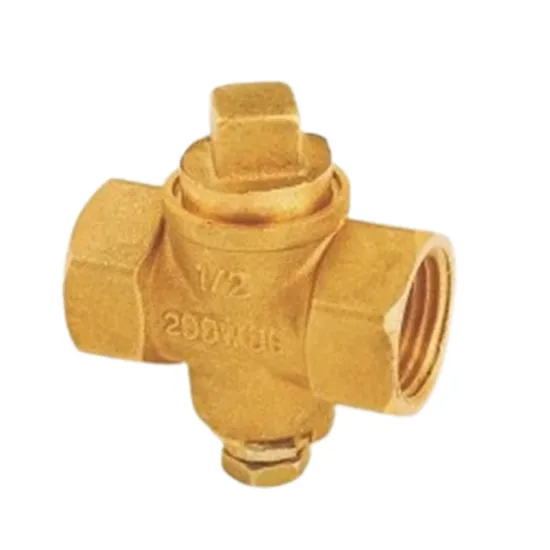 Brass Forged Square Head Gas Cock Plug Valve